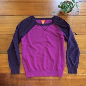 Joe Fresh Baseball Sleeve Sweater